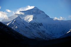 38 Mount Everest North Face Very Early Morning From Rongbuk.jpg